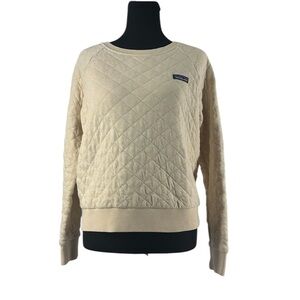 Patagonia quilted pullover Organic Cotton Pullover hiking mountain outdoors sz S